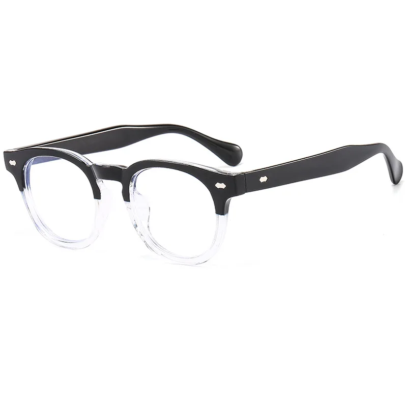 new fashion products classic rivet frames round plastic glasses computer glasses anti blue light blocking glasses
new fashion products classic rivet frames round plastic glasses computer glasses anti blue light blocking glasses