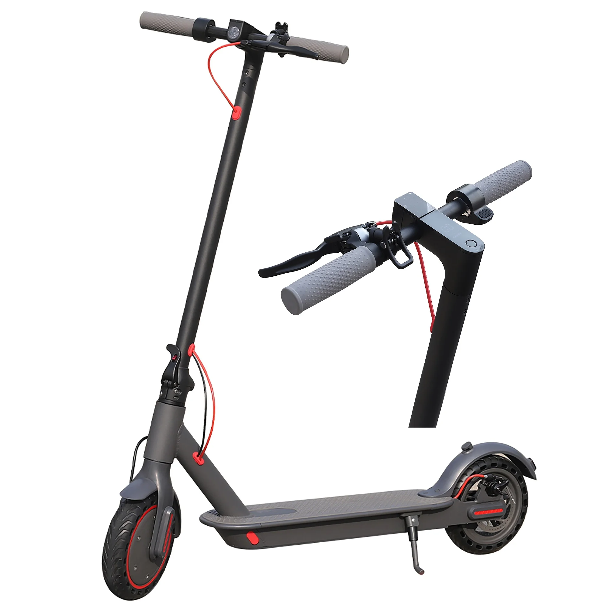 Aovo 2020 Newest Model 35Km Range 10.4Ah Battery Waterproof IP65 8.5inches Foldable M365 Pro Electric Drift Trike Scooter, Grey white
Aovo 2020 Newest Model 35Km Range 10.4Ah Battery Waterproof IP65 8.5inches Foldable M365 Pro Electric Drift Trike Scooter, Grey white