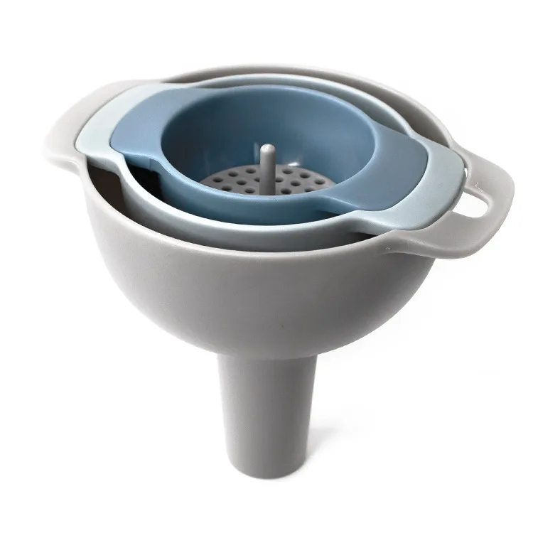 A937 4 in 1 Funnels Set Multifunctional Plastic Oil Funnel Strainer Kitchen Tools Oil Water Spices Wine Flask Filter Funnel
A937 4 in 1 Funnels Set Multifunctional Plastic Oil Funnel Strainer Kitchen Tools Oil Water Spices Wine Flask Filter Funnel