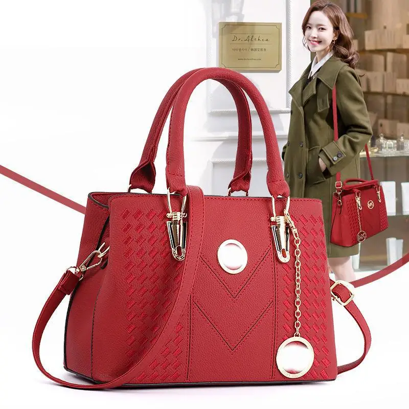 Factory wholesales Ladies Trendy Elegant PU Leather Fashion Designer Handbag Top Handle Shoulder Tote Hand Bags, Customizable
Factory wholesales Ladies Trendy Elegant PU Leather Fashion Designer Handbag Top Handle Shoulder Tote Hand Bags, Customizable