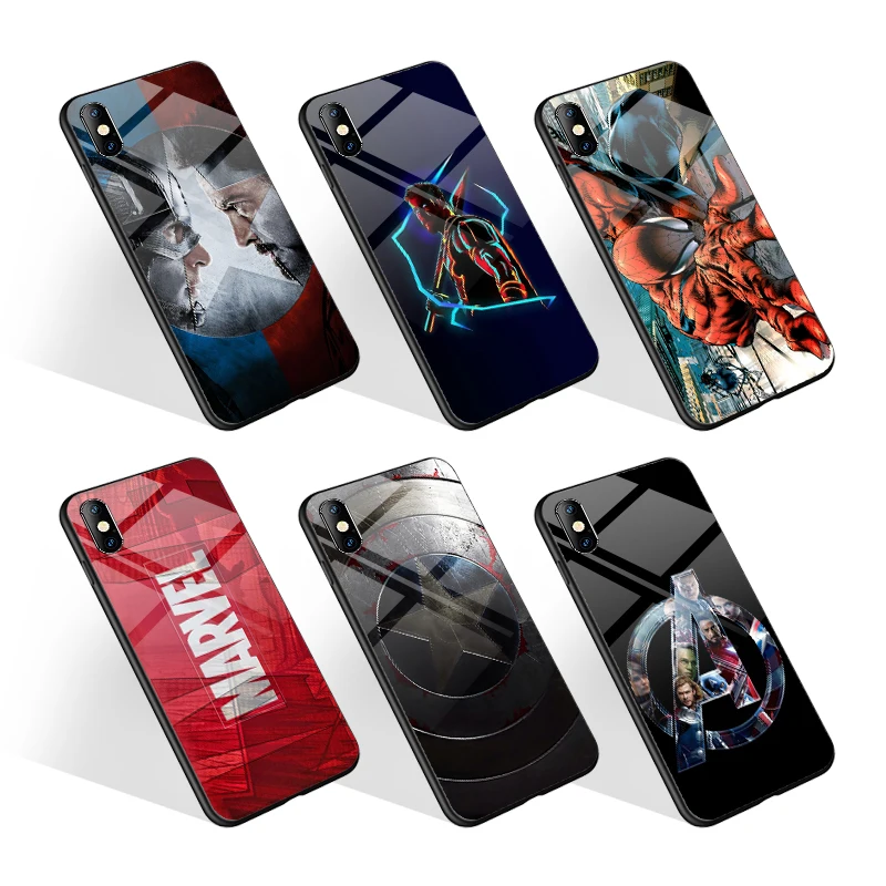 UV Print Superhero Tempered Glass Phone Case for Samsung S20Plus S10 Phone Cover for iPhone 11 Pro Max, Black
UV Print Superhero Tempered Glass Phone Case for Samsung S20Plus S10 Phone Cover for iPhone 11 Pro Max, Black