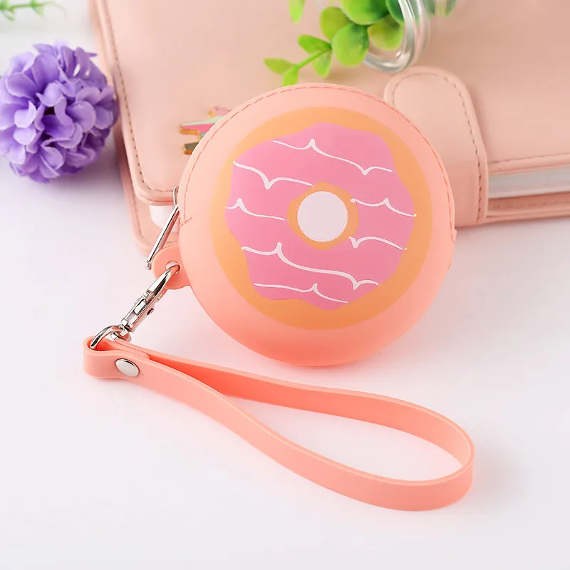 Cute Kawaii Cartoon Donuts Pouch Women Girls Small Wallet Soft Silicone coins purse mini bag, 6 colors
Cute Kawaii Cartoon Donuts Pouch Women Girls Small Wallet Soft Silicone coins purse mini bag, 6 colors
