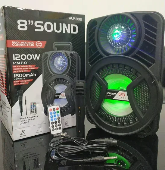 Wholesale Private mould speaker BT dancing speaker LED-light rechargeable speaker mobile box for 2021, Black
Wholesale Private mould speaker BT dancing speaker LED-light rechargeable speaker mobile box for 2021, Black