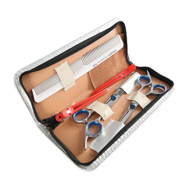 Hairdressing tools fashion portable scissors comb clip five-piece easy storage PU leather scissors storage bag
Hairdressing tools fashion portable scissors comb clip five-piece easy storage PU leather scissors storage bag