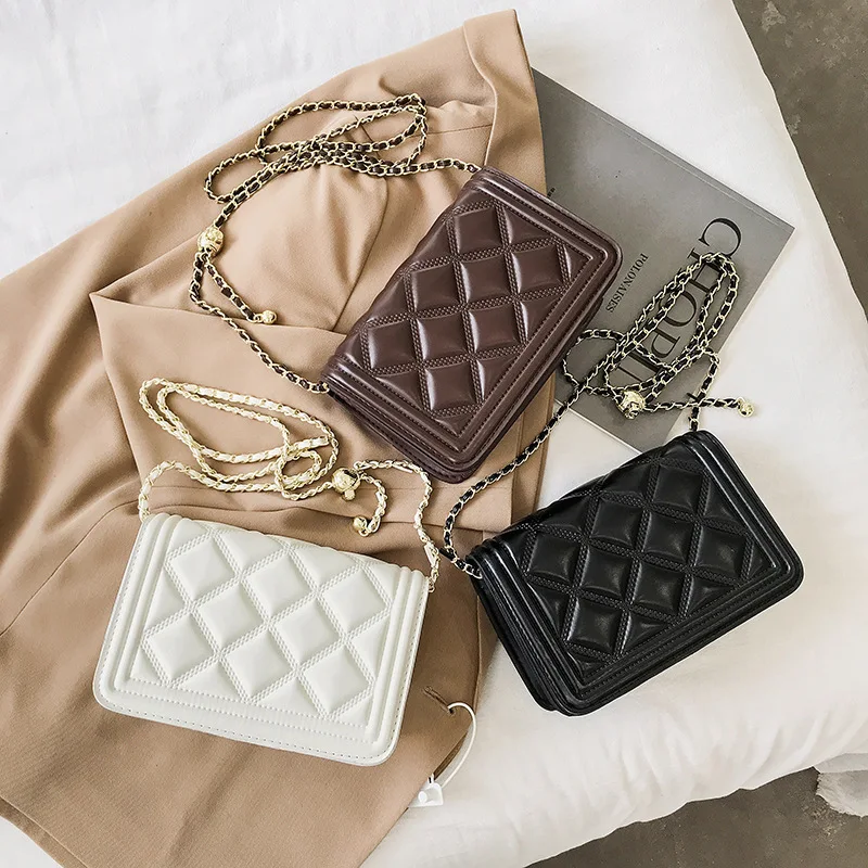2021 Diamond Lattice Ladies Square Bag Chain Crossbody Bags Trendy Leather Women Handbags
2021 Diamond Lattice Ladies Square Bag Chain Crossbody Bags Trendy Leather Women Handbags