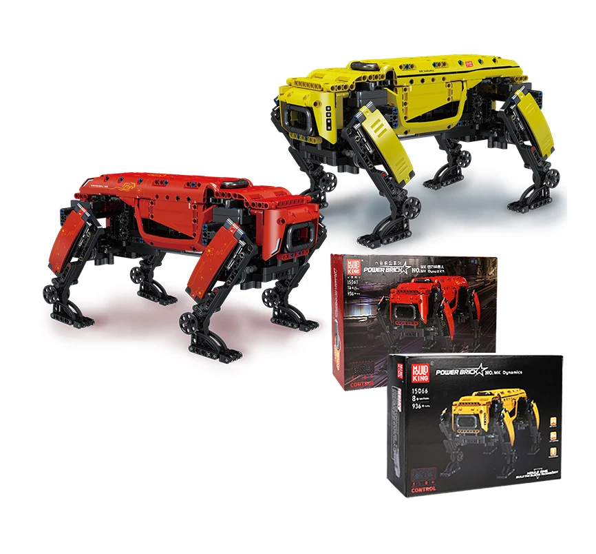 Mould King 15066 Technical Robot 936PCS RC Boston Dynamics Big Dog Model AlphaDog Building Blocks Bricks for kids Christmas
Mould King 15066 Technical Robot 936PCS RC Boston Dynamics Big Dog Model AlphaDog Building Blocks Bricks for kids Christmas