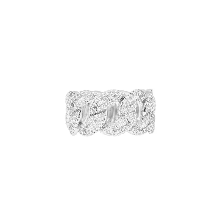 Fashion Cuban Ring Hip Hop jewelry S925 Silver D color Baguette Moissanite Cuban Ring Mans Women Hip Hop Ring Jewelry
Fashion Cuban Ring Hip Hop jewelry S925 Silver D color Baguette Moissanite Cuban Ring Mans Women Hip Hop Ring Jewelry