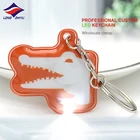 Longzhiyu 13 years china supplier customised personalized clear acrylic keychain custom led pvc keychain