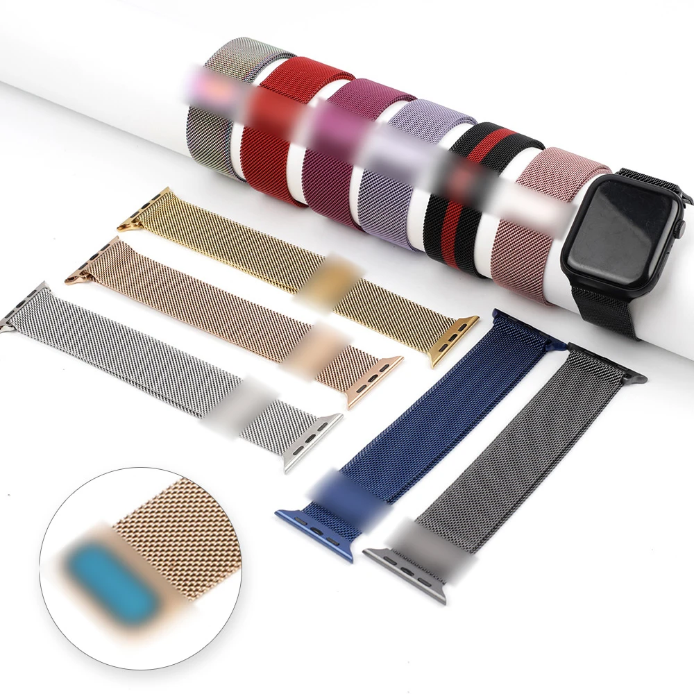Luxury For Apple Watch Milanese Metal Watch Band Replacement For iWatch Stainless Steel Straps, Multi
Luxury For Apple Watch Milanese Metal Watch Band Replacement For iWatch Stainless Steel Straps, Multi