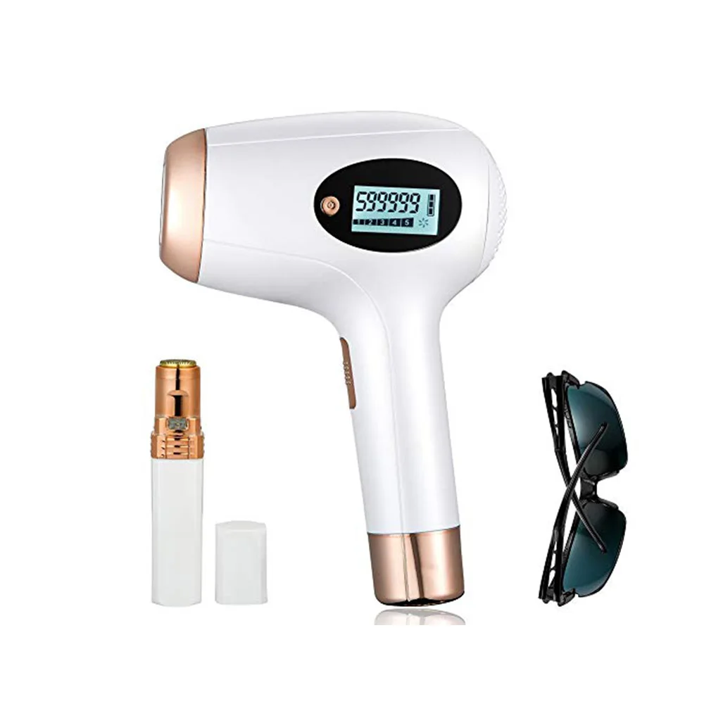 Professional Permanent 600,000 Flashes Depilator LCD Laser Hair Removal Women Painless Face Hair Remover Machine, Blue
Professional Permanent 600,000 Flashes Depilator LCD Laser Hair Removal Women Painless Face Hair Remover Machine, Blue