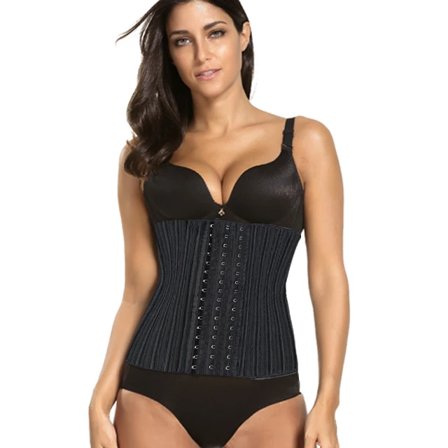 Bodytrainer Latest 29Pcs Steel Bone Latex Waist Trainer Tummy Control Corset With Strong Hook
Bodytrainer Latest 29Pcs Steel Bone Latex Waist Trainer Tummy Control Corset With Strong Hook