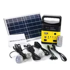 Household Mini 10w 6V Solar Energy System with 3W LED light,bluetooth