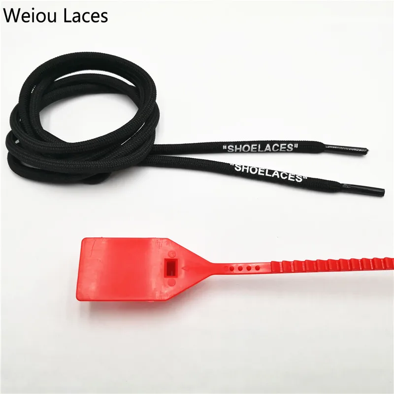 Weiou Round Black and White New Shoelace printed shoestrings with "SHOELACES" Extraordinary Customized Sneaker Fashion, Black&white,customized color
Weiou Round Black and White New Shoelace printed shoestrings with "SHOELACES" Extraordinary Customized Sneaker Fashion, Black&white,customized color