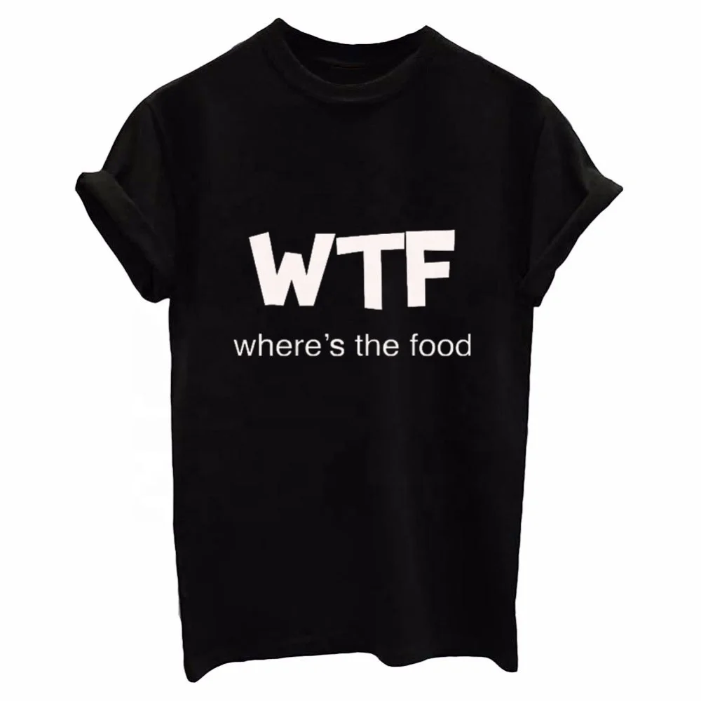 WTF WHERE'S THE FOOD Letter Women Tshirt Cotton Casual Funny Hipster Shirt Lady White Black Gray Top Tees Drop Ship
WTF WHERE'S THE FOOD Letter Women Tshirt Cotton Casual Funny Hipster Shirt Lady White Black Gray Top Tees Drop Ship
