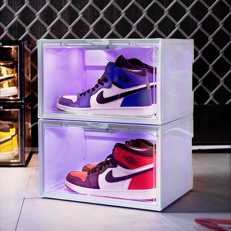plastic foldable custom logo nike transparent white led shoe box storage, clear baby kids sneaker shoe rack box cabinet for home, Black,white
plastic foldable custom logo nike transparent white led shoe box storage, clear baby kids sneaker shoe rack box cabinet for home, Black,white