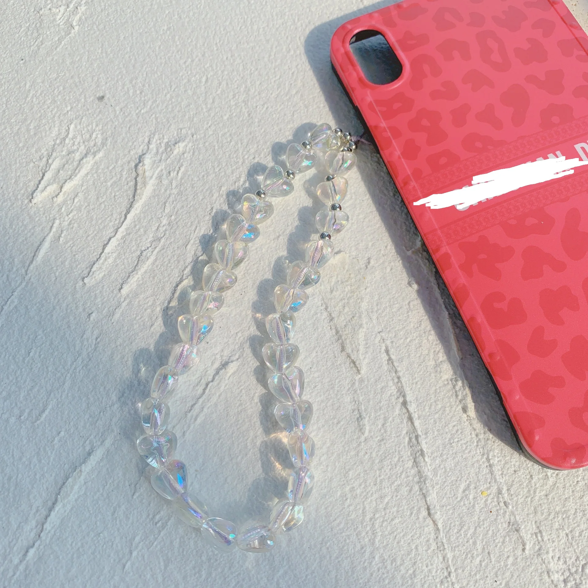New Resin Love Peach Heart Acrylic Beads Handmade DIY Original Mobile Phone Lanyard Mobile Phone Chain
New Resin Love Peach Heart Acrylic Beads Handmade DIY Original Mobile Phone Lanyard Mobile Phone Chain