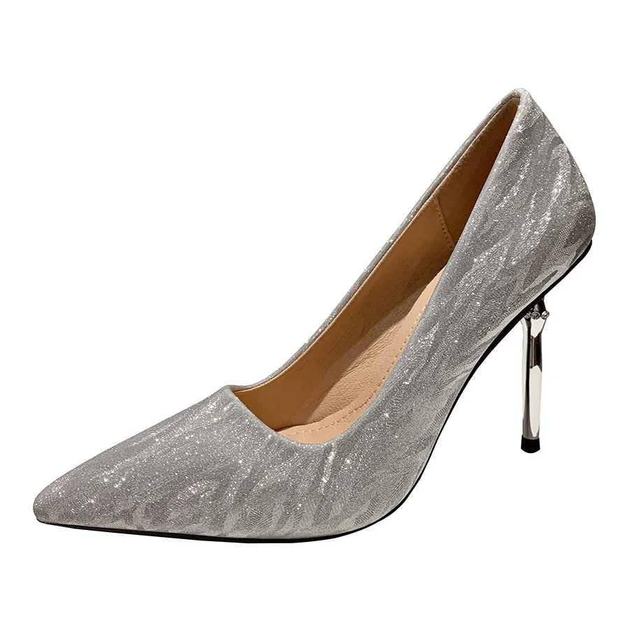 Custom Image Sexy Super Heel 9.5CM Ladies Party Shoes Solid Color Bling Sequins Pointed Stiletto Women Nightclub Pumps
Custom Image Sexy Super Heel 9.5CM Ladies Party Shoes Solid Color Bling Sequins Pointed Stiletto Women Nightclub Pumps