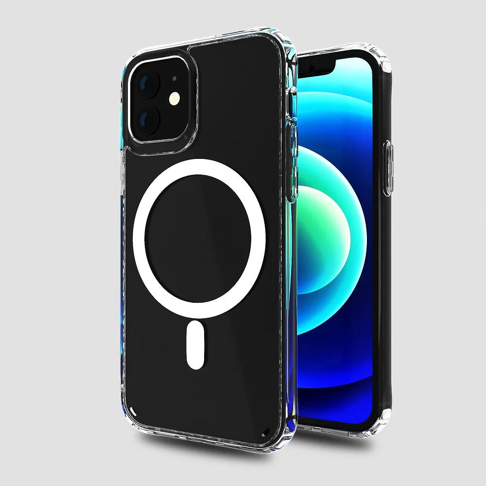 Magnetic Magsafes Wireless Charging Transparent TPU Clear Hard PC Shockproof Phone Case For iPhone 12 Mini Pro Max 5.4 6.1 6.7
Magnetic Magsafes Wireless Charging Transparent TPU Clear Hard PC Shockproof Phone Case For iPhone 12 Mini Pro Max 5.4 6.1 6.7