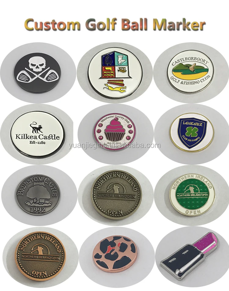 Newly Different Design Golf Ball Marker High Quality Golf Ballmarker With Custom logo factory