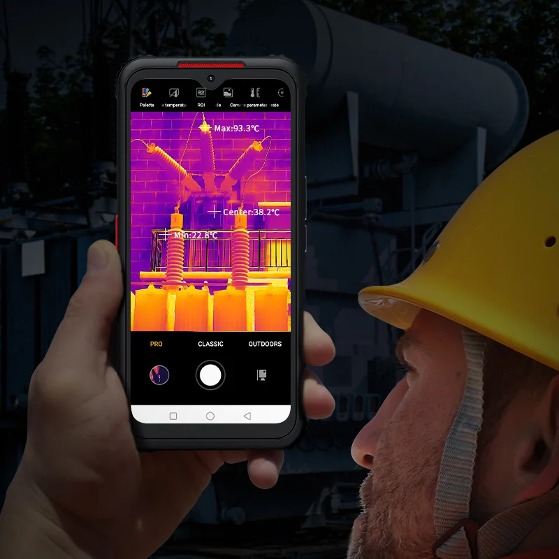 InfiRay PX1 8gb 256gb Full HD Waterproof Phone Camera Thermal Detector Android Phone with Night Vision Thermal Camera
InfiRay PX1 8gb 256gb Full HD Waterproof Phone Camera Thermal Detector Android Phone with Night Vision Thermal Camera