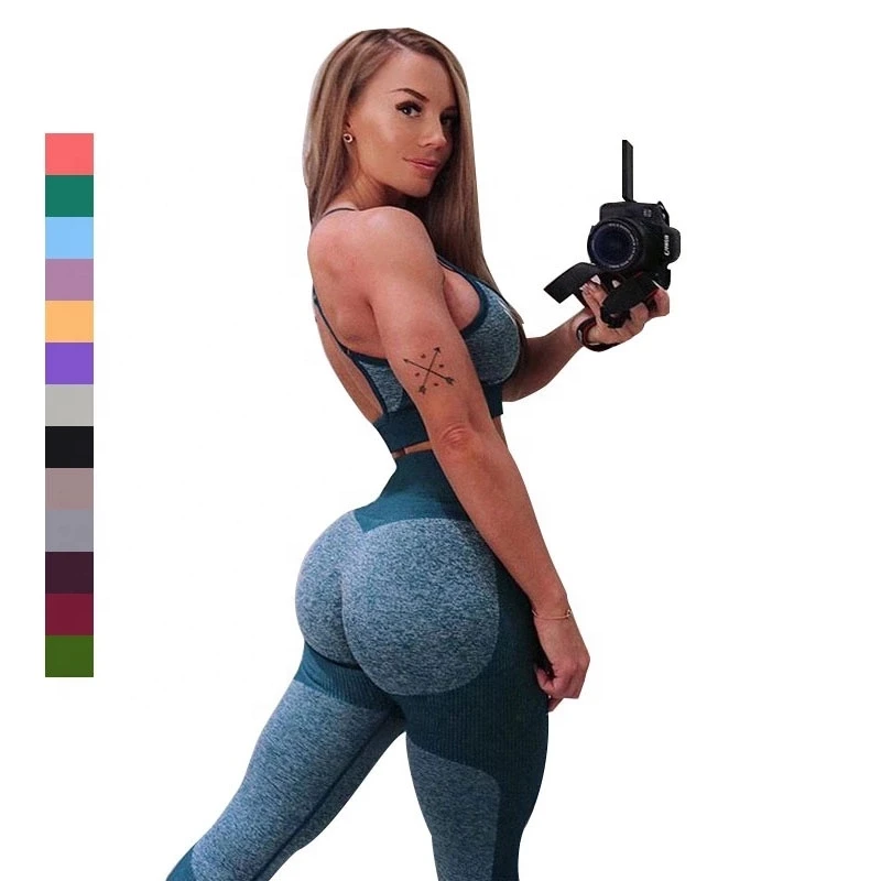 Cheap Price High Quality Women Yoga Pant Seamless Fitness Leggings Yoga Bra Set, Customized colors
Cheap Price High Quality Women Yoga Pant Seamless Fitness Leggings Yoga Bra Set, Customized colors