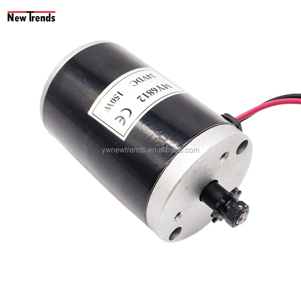 150W 12V 24V MY6812 High Speed waterproof Brushed DC Motor for Electric Scooter and Blance car with Sprocket
150W 12V 24V MY6812 High Speed waterproof Brushed DC Motor for Electric Scooter and Blance car with Sprocket