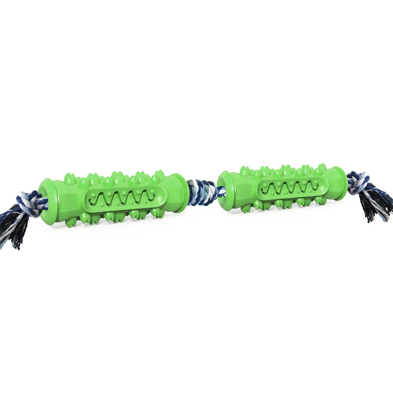 Amazon Hot Sale Eco-friendly TPR Double Serrated Cotton Rope Dog Teeth Brush Pet Dog Puppy Chew Toy, 3 colors
Amazon Hot Sale Eco-friendly TPR Double Serrated Cotton Rope Dog Teeth Brush Pet Dog Puppy Chew Toy, 3 colors