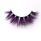Wholesale 1 Pair mink lashes False Eyelashes Natural Makeup 3d Make Up colorful mink eyelashes private label