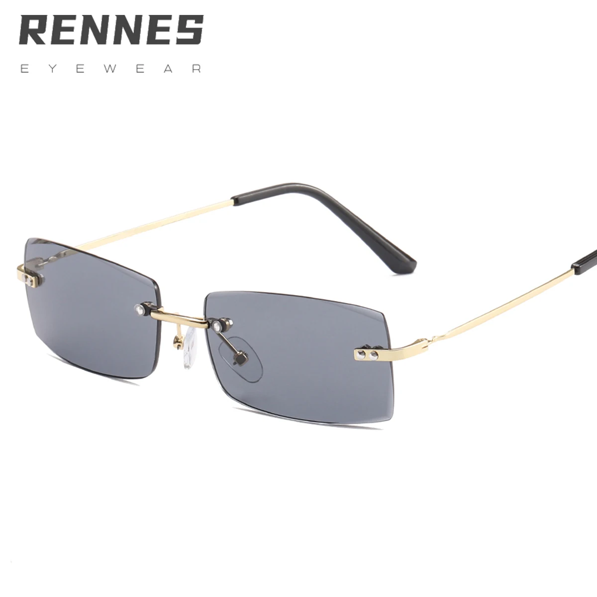 RENNES New Arrival Stylish Nice Fashion Rimless Metal Trend Square Street Photo Versatile Sunglasses For Unisex
RENNES New Arrival Stylish Nice Fashion Rimless Metal Trend Square Street Photo Versatile Sunglasses For Unisex
