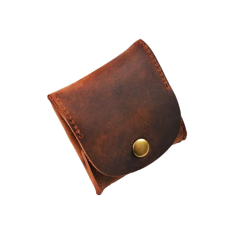 Handmade Genuine Leather Moon Pocket Coin Case Real Leather Coin Purse Pouch Change Holder Tray Purse Wallet, Brown or customized color
Handmade Genuine Leather Moon Pocket Coin Case Real Leather Coin Purse Pouch Change Holder Tray Purse Wallet, Brown or customized color