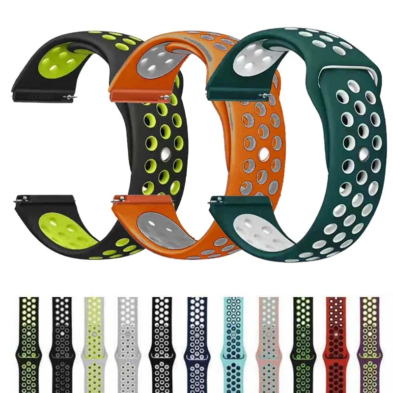 Cheap Price For Samsung active 2 20mm 22mm band Rainbow Sport Silicone Rubber Waterproof Band for Samsung Gear S2 S3 Bands Strap, 31 colors
Cheap Price For Samsung active 2 20mm 22mm band Rainbow Sport Silicone Rubber Waterproof Band for Samsung Gear S2 S3 Bands Strap, 31 colors