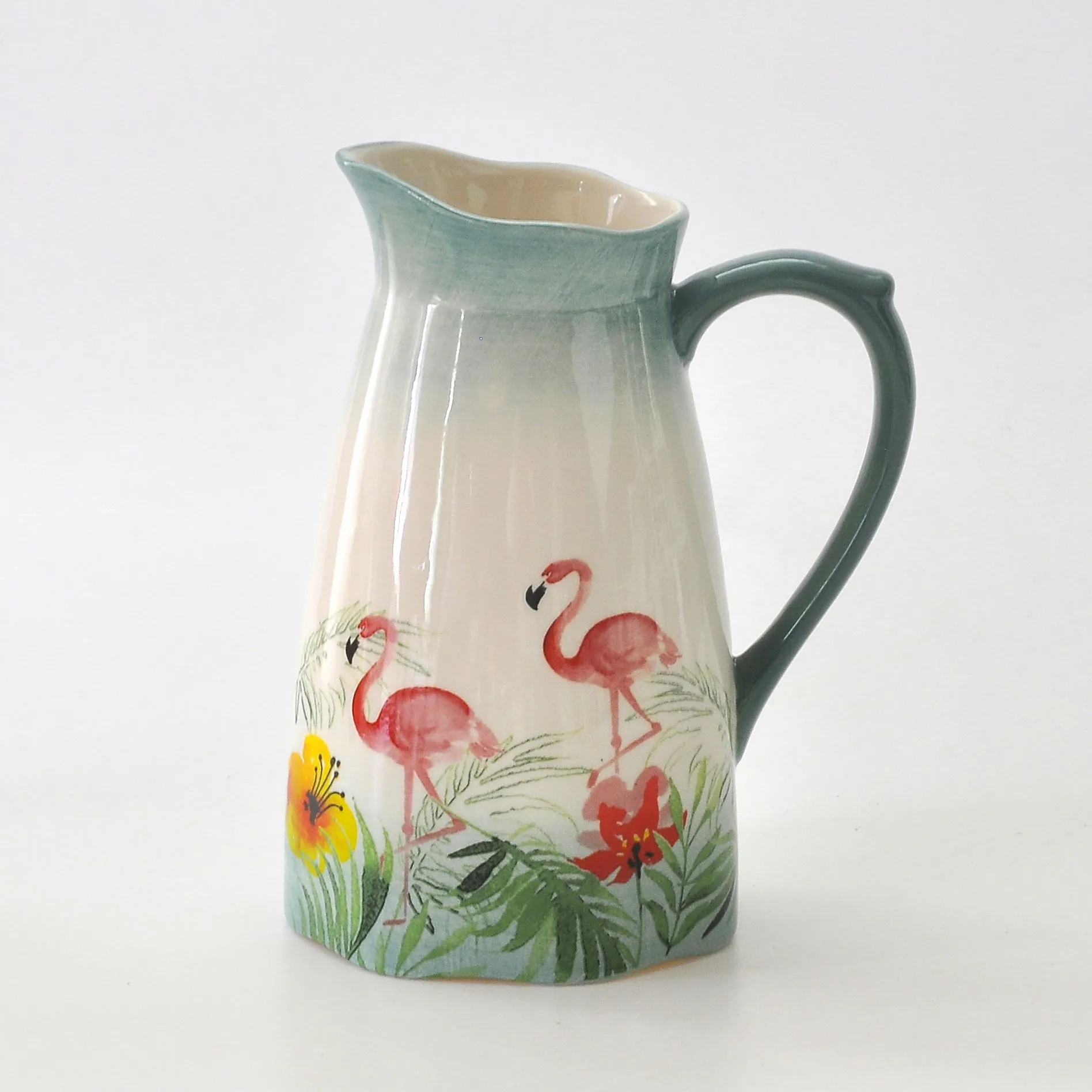 name ceramic tea pot cup set finish glazing and decal and hand