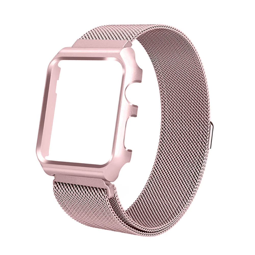 Hottest Milanese Loop Watch Band With PC bumber Case For Apple Watch Series 5 4 3 2 1 38mm 40mm 42mm 44mm, Black,white,grey,brown
Hottest Milanese Loop Watch Band With PC bumber Case For Apple Watch Series 5 4 3 2 1 38mm 40mm 42mm 44mm, Black,white,grey,brown