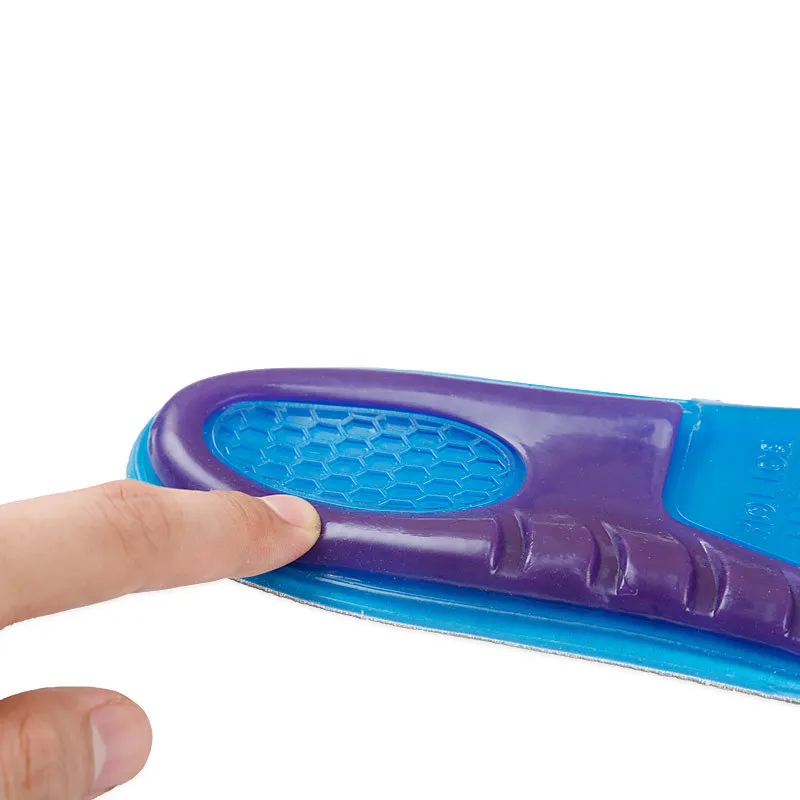 High Quality Comfortable Silicone Gel Insoles Shock Absorption Foot Gel Insoles, Blue and black
High Quality Comfortable Silicone Gel Insoles Shock Absorption Foot Gel Insoles, Blue and black