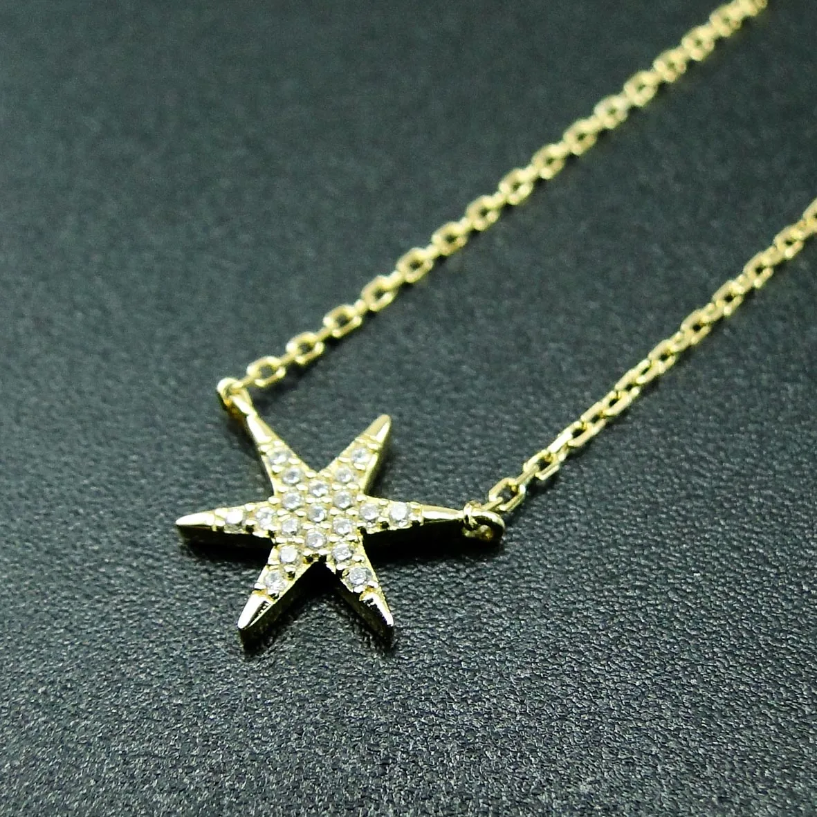 Hot Sale Fire Personality Cubic Zircon Jewelry Gold Plated Star Cut 925 Sterling Silver Necklace
Hot Sale Fire Personality Cubic Zircon Jewelry Gold Plated Star Cut 925 Sterling Silver Necklace