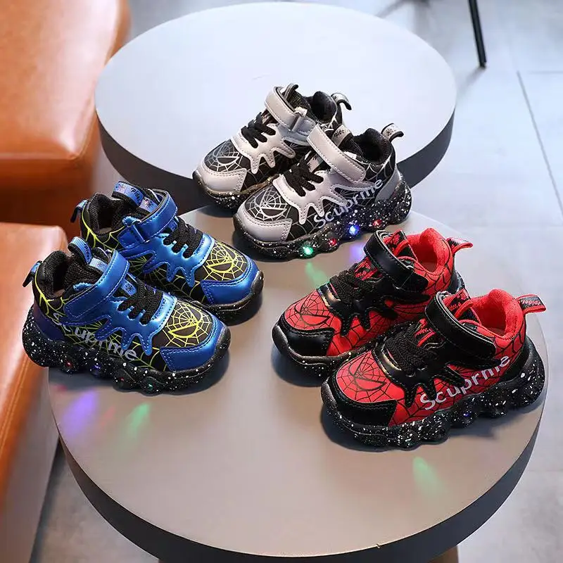Nian OEM sapatos infantis fashion handsome running sports kids shoes led light shoes, Red/blue/grey
Nian OEM sapatos infantis fashion handsome running sports kids shoes led light shoes, Red/blue/grey
