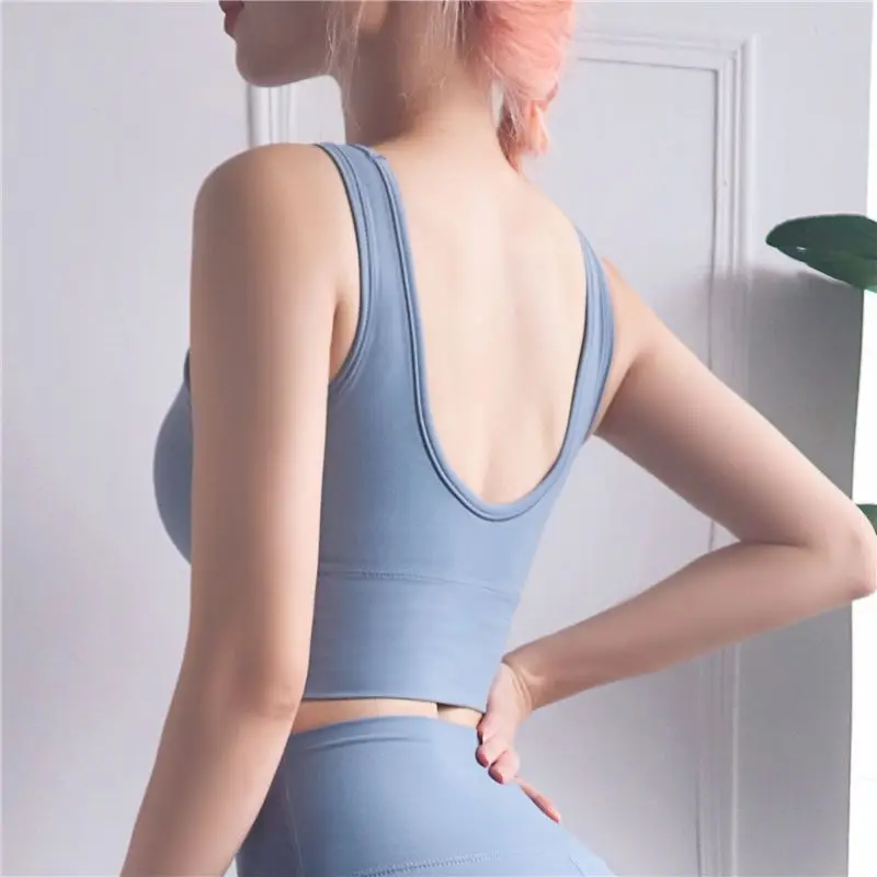 Wholesale sports bra Woman's underwear clothing yoga bra for fitness gym vest Tank top for girls
Wholesale sports bra Woman's underwear clothing yoga bra for fitness gym vest Tank top for girls