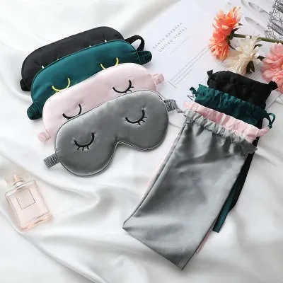 Fashion sleeping flexible cute soft travel airline satin adjustable set blindfold eye shade
Fashion sleeping flexible cute soft travel airline satin adjustable set blindfold eye shade