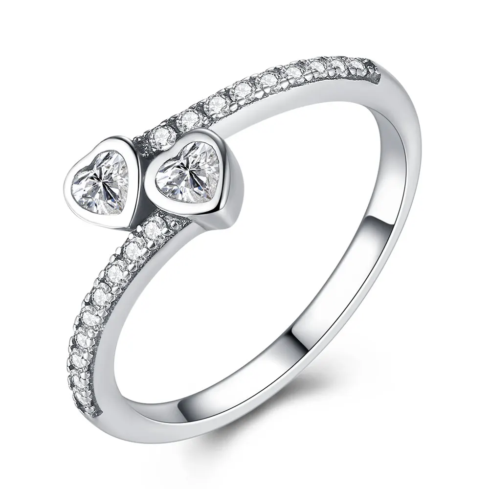 100% 925 Sterling Silver Finger Rings Forever Hearts Clear CZ Ring for Women Wedding Engagement Jewelry Gift
100% 925 Sterling Silver Finger Rings Forever Hearts Clear CZ Ring for Women Wedding Engagement Jewelry Gift