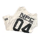 Industrial cleaning used white print wipe cloth textile cotton waste rags