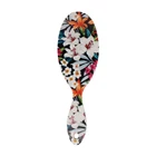 White lily red background suitable everyone generous simple convenient beautiful hair brush comb