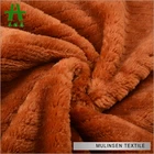 Mulinsen Textile Plain Dyed 100% Polyester Jacquard Fabric Flannel