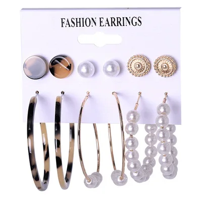 Simple Geometry Designs Korean Acrylic Earrings Clip-on Earrings for Women Hoop Pearl Earrings, Black
Simple Geometry Designs Korean Acrylic Earrings Clip-on Earrings for Women Hoop Pearl Earrings, Black
