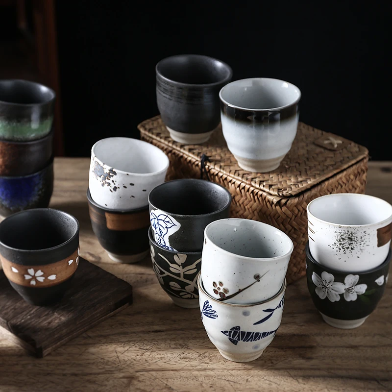 Japanese Style Hand-painted Ceramic Pottery Tea Cup Restaurant Water Glass Coffee Cup Gift Cup
Japanese Style Hand-painted Ceramic Pottery Tea Cup Restaurant Water Glass Coffee Cup Gift Cup