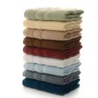 100% cotton classic jacquard border hotel towel