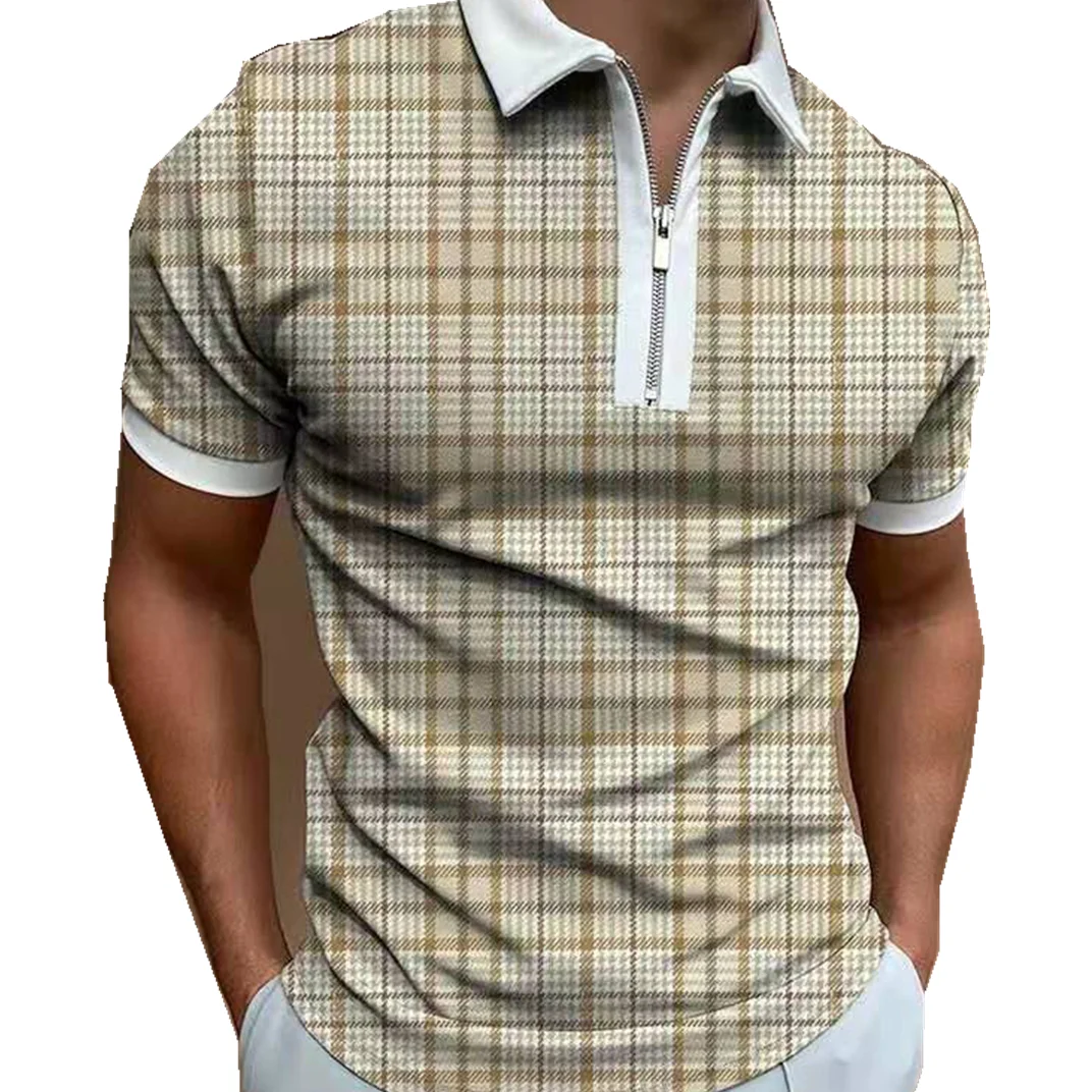 Summer New Men Polo Shirt Short Sleeve Oversized Loose Zipper Color Matching Clothes Luxury Male Tee Shirts various styles 3XL
Summer New Men Polo Shirt Short Sleeve Oversized Loose Zipper Color Matching Clothes Luxury Male Tee Shirts various styles 3XL