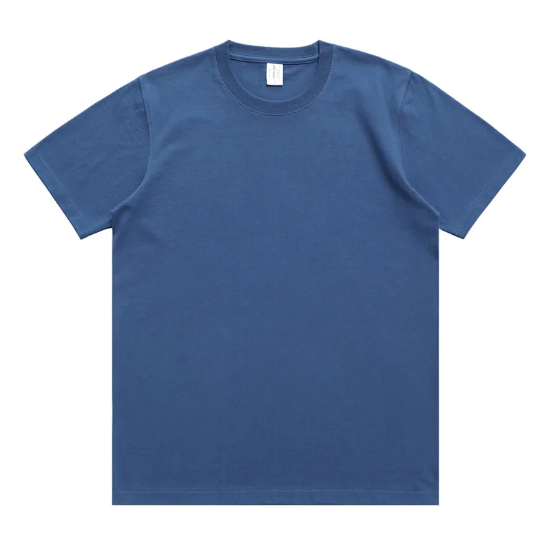 FEIBAI summer high quality vintage t shirt 100% cotton blue t shirts tops tee unisex clothing, Customized color
FEIBAI summer high quality vintage t shirt 100% cotton blue t shirts tops tee unisex clothing, Customized color