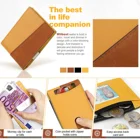 2020 Amazon hot sales card holder minimalist rifd blocking money clip wallet with zipper coin pocket