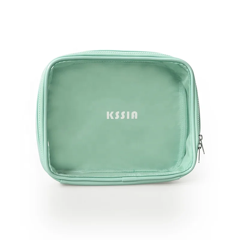 Fashion Custom Small PU Transparent Makeup Pouch Clear PVC Cosmetic Bag, Pink, mint green
Fashion Custom Small PU Transparent Makeup Pouch Clear PVC Cosmetic Bag, Pink, mint green
