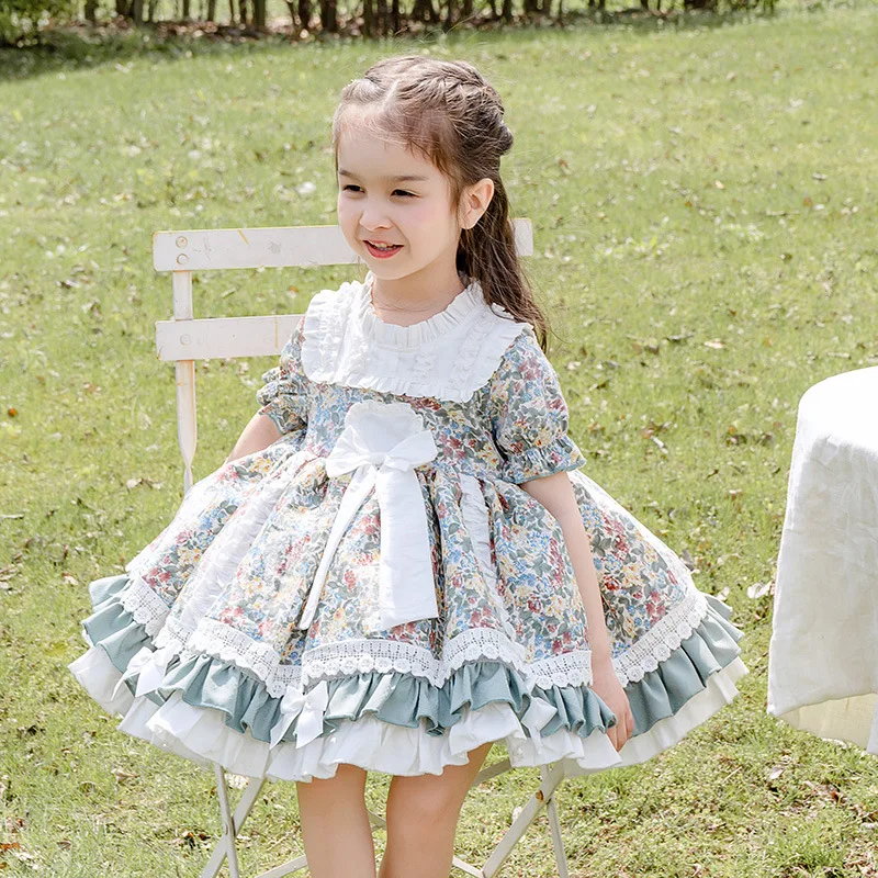 432A135 summer kids clothing flower infant baby girls spanish dresses Lolita vintage cotton wholesale children's clothes
432A135 summer kids clothing flower infant baby girls spanish dresses Lolita vintage cotton wholesale children's clothes